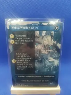 Jill, Shiva's Dominant / Shiva, Warden of Ice Borderless MTG Final Fantasy - Image 2