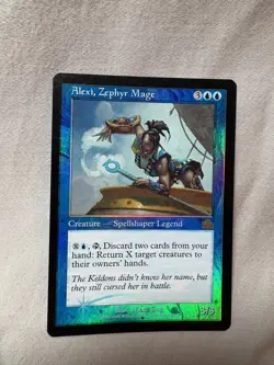 Mtg Alexi, Zephyr Mage Prophecy Foil #28 NM NP - Image 1