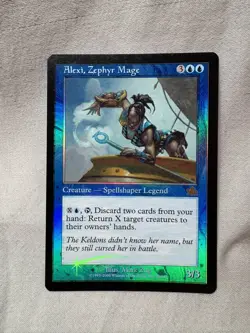Mtg Alexi, Zephyr Mage Prophecy Foil #28 NM NP - Image 2