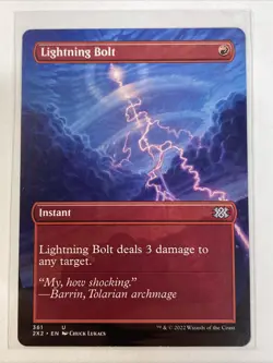 Lightning Bolt (Borderless) Double Masters 2022 #361 Uncommon - Image 1