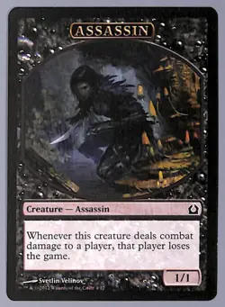 Assassin - Token - 4 - Return to Ravnica (RTR) MTG - Image 1