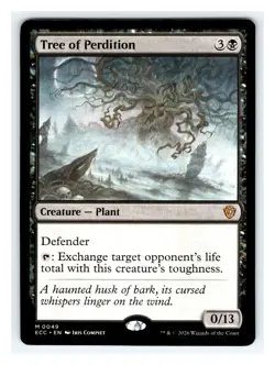 Tree of Perdition, Lorwyn Eclipsed, Magic MTG - Imperfect 005 - Image 1