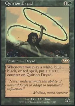 1x Quirion Dryad Light Play, English Planeshift MTG Magic - Image 1