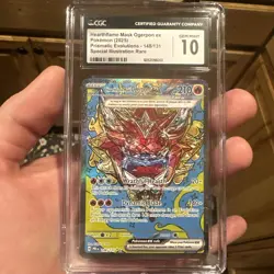 Pokemon Hearthflame Mask Ogerpon EX 148/131 Prismatic Evolutions SIR CGC 10 🔥 - Image 1