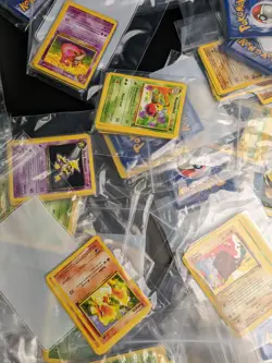 Lot of 10 Different WOTC 1999-2000 NM Near Mint Original Pokemon Cards in Bag - Image 2