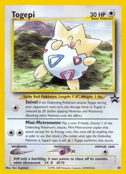 Togepi - 30 Blackstar Promo - EN NM Pokemon - Image 1