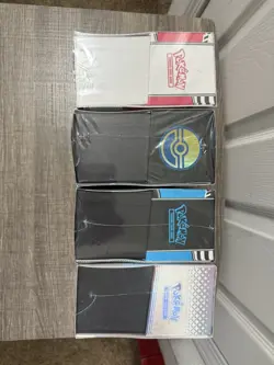 POKEMON ELITE TRAINER BOX Lot (4) BLACK BOLT WHITE FLARE PRISMATIC MEGA EVO LOT - Image 2
