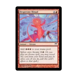 WOTC MtG Champions of Kamigawa Desperate Ritual (C) NM - Image 1