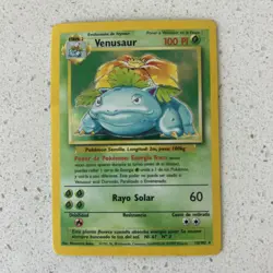 SPANISH*** Pokemon TCG Venusaur Base Set 15/102 Holo Rare WOTC - Image 4