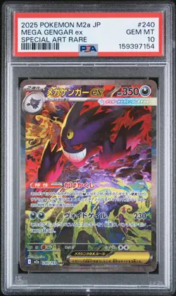 2025 POKEMON JAPANESE M2A-MEGA DREAM EX SPECIAL ART RARE MEGA GENGAR EX PSA 10 - Image 1