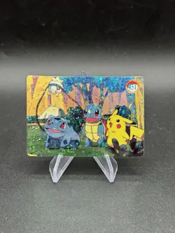 Pikachu Togepi Holo Pokemon Vintage Pocket Monsters Vending Prism Sticker 451 - Image 1