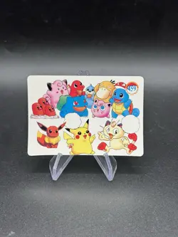 Pikachu Togepi Holo Pokemon Vintage Pocket Monsters Vending Prism Sticker 451 - Image 2