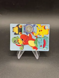 Pikachu Snorlax Holo Pokemon Vintage Pocket Monsters Vending Prism Sticker 435 - Image 2