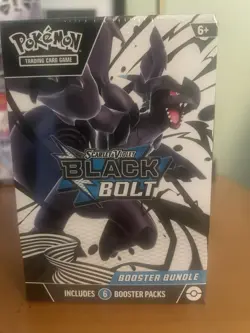 Sealed Pokemon TCG Scarlet & Violet—Black Bolt Booster Bundle Box 6 Pack English - Image 1