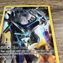 Dialga XY77 - 2015 XY Black Star Promo Pokemon TCG English Full Art Promo NM/LP - Image 2