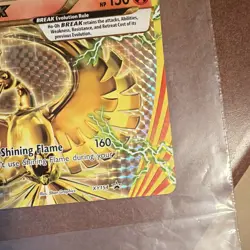 Pokemon Ho-Oh BREAK Holo Oversized XY Black Star Promo XY154 (NM) - Image 5