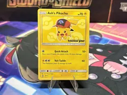 Pokemon TCG - Ash's Pikachu SM111 SM Promo 2017 English - Image 1