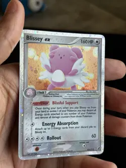 Pokemon TCG Blissey ex 101/115 EX Unseen Forces 2005 Holo Rare- LP - Image 1