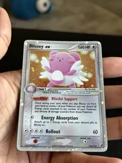 Pokemon TCG Blissey ex 101/115 EX Unseen Forces 2005 Holo Rare- LP - Image 2