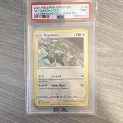 Pokemon TCG Rayquaza SWSH029 SWSH Promo Holo PSA 9 English 2024 - Image 1