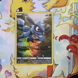 Pokemon Riolu GG26/GG70 Holo Crown Zenith Galarian Gallery Pokemon NM - Image 1