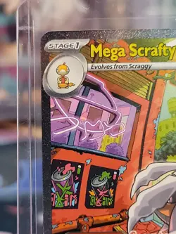 Mega Scrafty ex - 285/217 - MAR - Pokemon - 💎GOD PACK PULL💎 - Image 3
