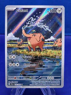 Pokemon TCG Cufant 076/064 SV Shrouded Fable IR Holo Eng nm - Image 1