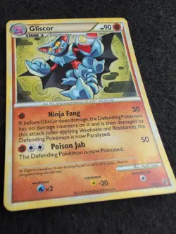 Gliscor 4/90 Holo Rare HGSS Undaunted Pokemon - Image 3