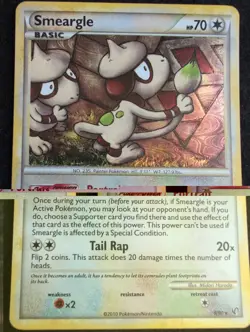 Smeargle 8/90 - Undaunted Holo Rare Pokemon TCG - Image 1