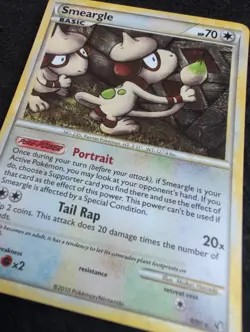 Smeargle 8/90 - Undaunted Holo Rare Pokemon TCG - Image 3