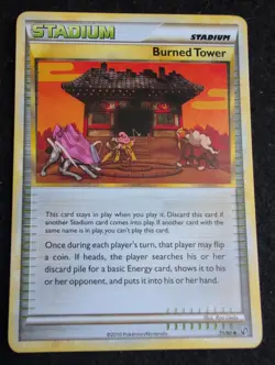 Burned Tower 71/90 Undaunted Pokemon - Image 1