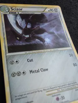 Scizor 7/90 Holo Rare HGSS Undaunted Pokemon Holo - Image 5