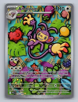 AMBIPOM 107/094 ILLUSTRATION RARE PHANTASMAL FLAMES POKEMON Holo NM ^3 - Image 1
