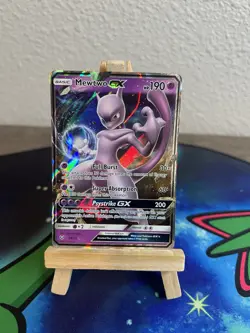Pokemon TCG Mewtwo GX 39/73 Shining Legends Holo Ultra Rare - Image 1