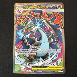 Pokemon TCG Mega Charizard X EX 023 Mint Pack Fresh English Black Star Promo - Image 1