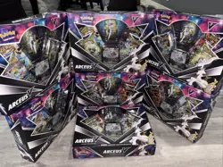 Pokemon Arceus V Figure Collection Box Sealed - incl Cosmic Eclipse Booster Pack - Image 1