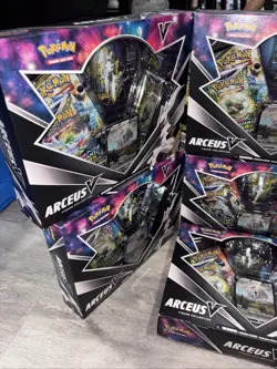 Pokemon Arceus V Figure Collection Box Sealed - incl Cosmic Eclipse Booster Pack - Image 3
