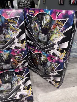 Pokemon Arceus V Figure Collection Box Sealed - incl Cosmic Eclipse Booster Pack - Image 4