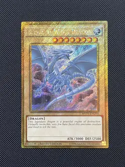 Yu-Gi-Oh | Blue-Eyes White Dragon MVP1-ENG55 Gold Rare | Limited Edition | 2017 - Image 1