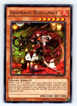 Yugioh Aromage Bergamot CORE-EN037 Rare - NM 💎 - Image 1