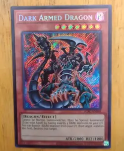 Yu-Gi-Oh Dark Armed Dragon LCKC-EN068 Secret Rare Card - Image 1