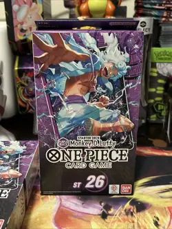 Brand New Sealed One Piece TCG: Purple/Black Monkey D. Luffy Deck ST-26 English - Image 1