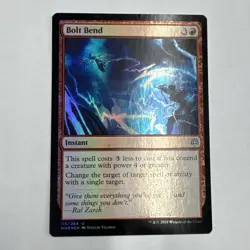 Magic the Gathering MTG Bolt Bend Foil Light Play - Image 1
