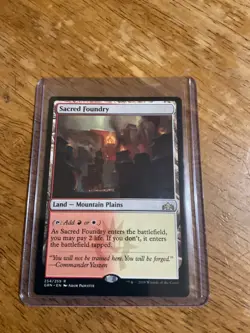 MTG Sacred Foundry Guilds of Ravnica Regular 254/259 Mint - Image 1