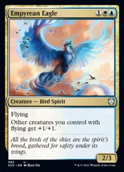 Empyrean Eagle - Light Play MTG Commander 2021 Kaldheim - Image 1