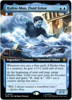 Hydro-Man, Fluid Felon (Extended Art) - 0250 - Marvel's Spider-Man MTG NM/M - Image 1