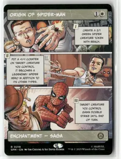 Origin of Spider-Man (Showcase) 218 NM MTG Marvel's Spider-Man Magic - Image 1