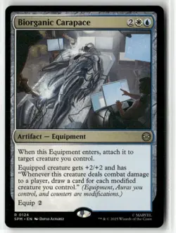 Biorganic Carapace 124 NM MTG Marvel's Spider-Man Magic - Image 1