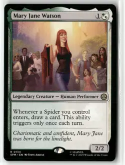 Mary Jane Watson 134 NM MTG Marvel's Spider-Man Magic - Image 1