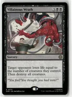 Villainous Wrath 74 NM MTG Marvel's Spider-Man Magic - Image 1